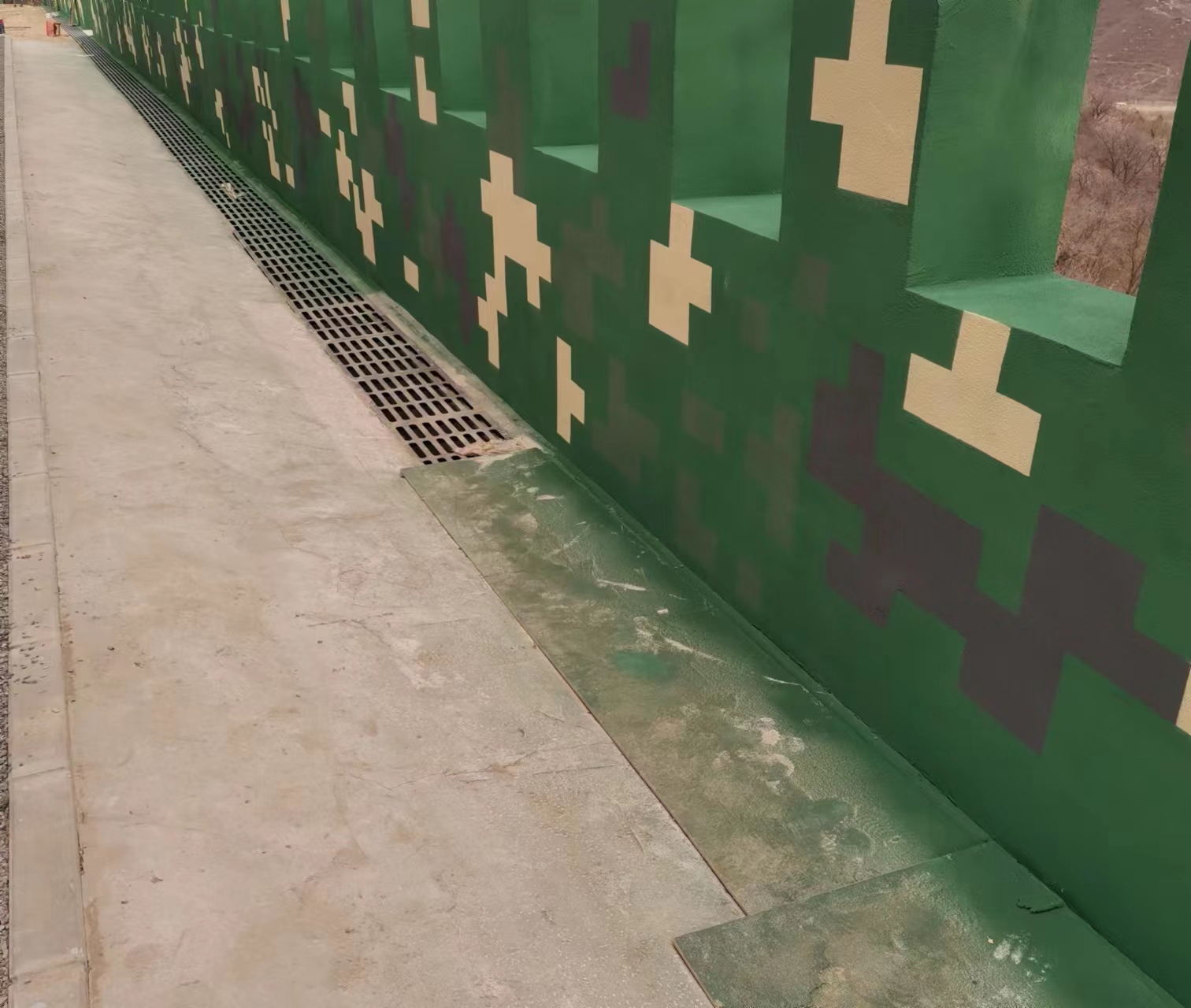 广元围墙迷彩喷涂,数迷彩漆